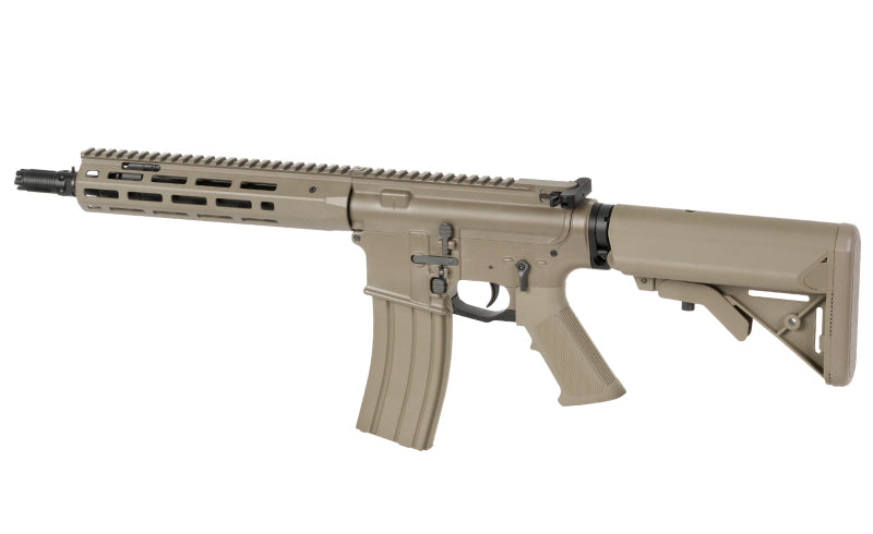 WE13 DSG 9,5" M4/AR-15 Knight's Armament Airsoft Riffel, 50 RPS, ETU - TAN