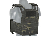 Laser-Cut “Buckle Up" Operator Plate Carrier with AR15/AK Magazine Pouch — MB
