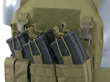 Buckle Up Triple AK Mag/Pistol Pouch Panel - Olive