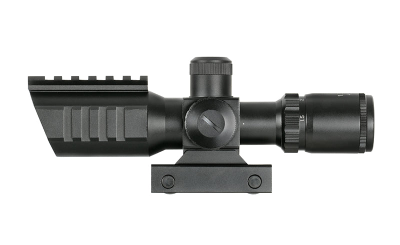 1.5-5x32 Riflescope w/ Integrated Mount, Rails - Black