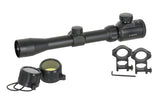 Scope 3-9x32E with high mounting rings