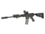 Outer barrel extension 116 mm - FINNED 14 mm CCW