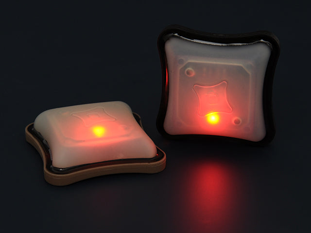 Hjelm Marker Light - Black/Red