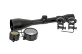 Scope 3-9x50 with high mount rings