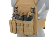 Buckle Up Triple 5.56/Pistol Pouch Panel - BK