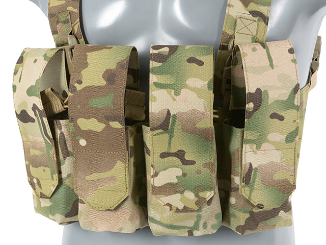 Chest Rig Laser-Cut with AR/AK Pouches - Multicamo
