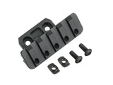 Offset Light/Optic Montage 45 degree - KeyMod - Mlock - Sort