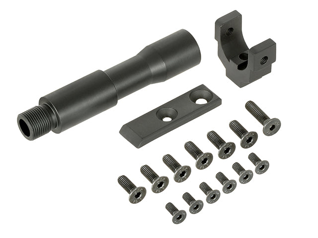 Mlock 5 tommer forskæfte extension til Scar-H airsoft riffel