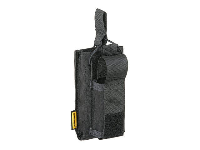 5.56/9mm Open Top Enkelt Magasin Combo Lomme - Sort