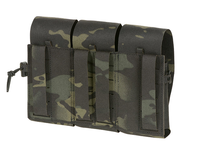 Triple Pouch for 6 AR15 Magazines, Laser Cut - Multicamo Black