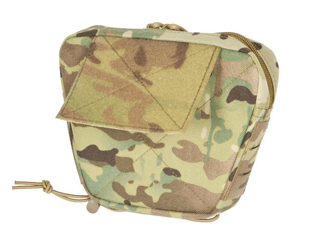 Lower utility pouch for accessories with shockcord retention, Laser Cut - Multicamo