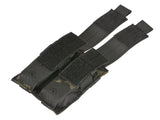 Double pouch for pistol magazines - Multicamo Black