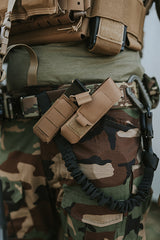 Single Elastic Laser-Cut Pistol Magazine Pouch