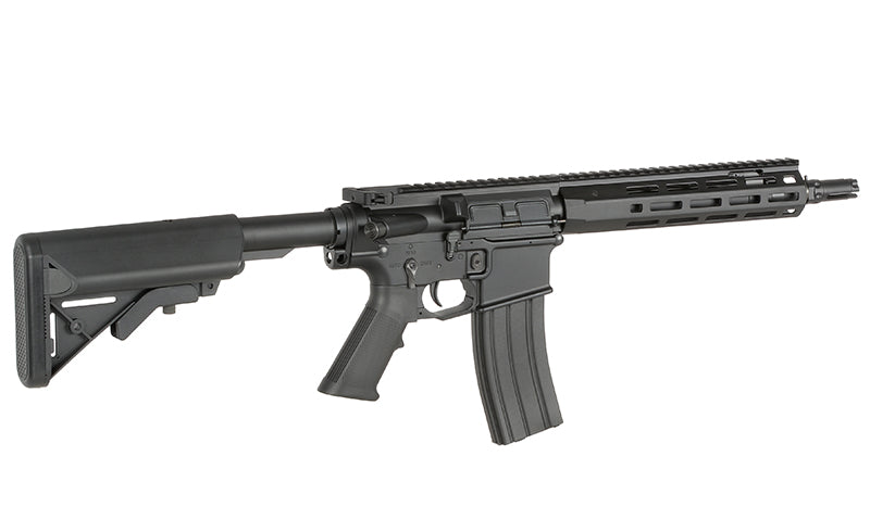 WE13 9,5" M4/AR-15 Knight's Armament Airsoft Riffel, 30 RPS, ETU - Sort