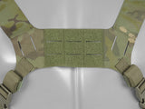 Chest Rig with Two Pouches for 6 AR / AK Magazines, Laser Cut - Multicamo Tropic