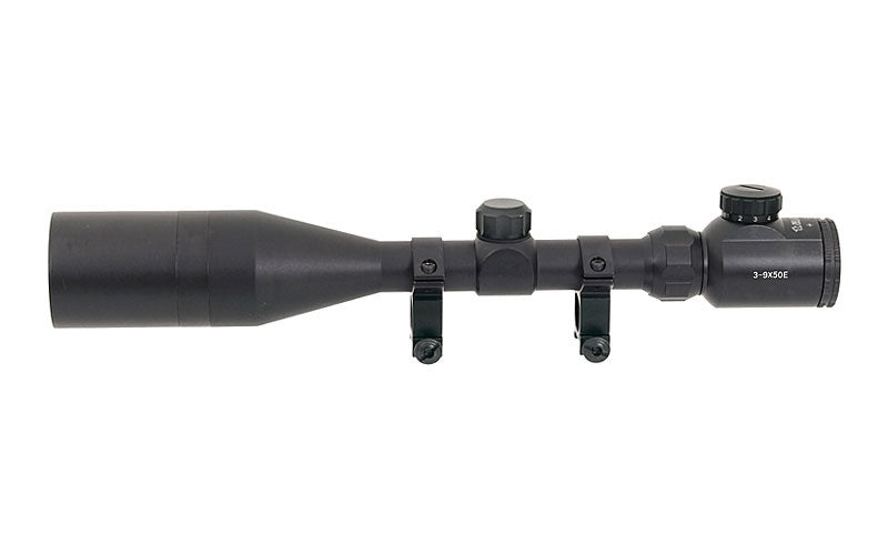 Scope 3-9x50E with lighted cross