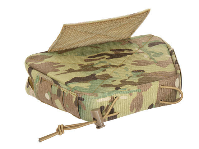 Lower utility pouch for accessories with shockcord retention, Laser Cut - Multicamo