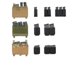 Plate Carrier Double Pistol Magazine Insert - Black