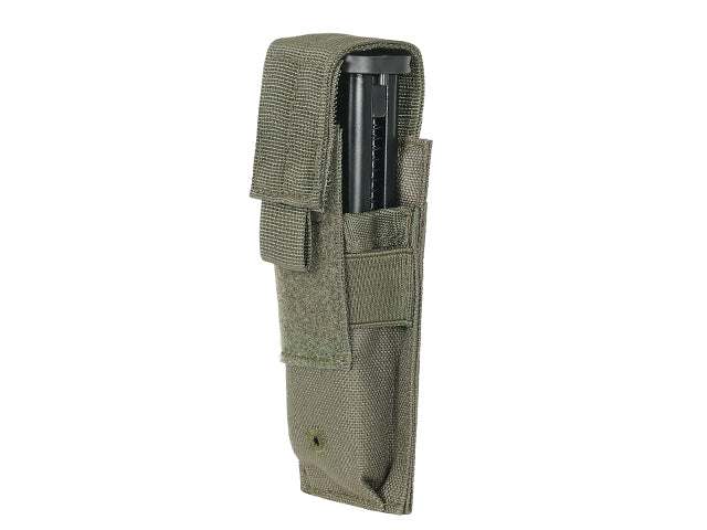 Single pistol magazine pouch with flap - Ranger Green