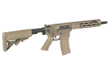 WE13 9,5" M4/AR-15 Knight's Armament Airsoft Riffel, 30 RPS, ETU - TAN