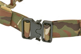 Patrol Tactical Belt with Suspenders MOLLE, Laser Cut - Multicamo