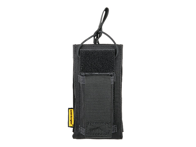 5.56/9mm Open Top Enkelt Magasin Combo Lomme - Sort