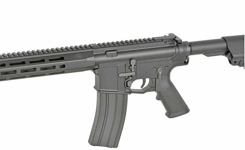 WE13 13" M4/AR-15 Knight's Armament Airsoft Riffel, 30 RPS, ETU - Sort