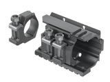 Replica Style NADS Montage og 30MM Kikkertsigte Ring - Sort