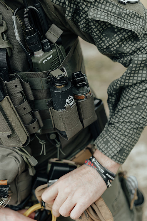 Double 40mm grenade pouch LASER CUT - Multicamo Tropic