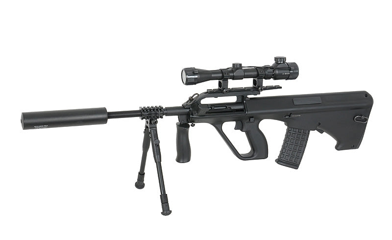 Scope 3-9x32E with high mounting rings