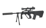 Scope 3-9x32E with high mounting rings