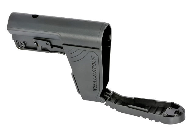 Adjustable Whale kolbe til AR-15/M4 Short - Sort
