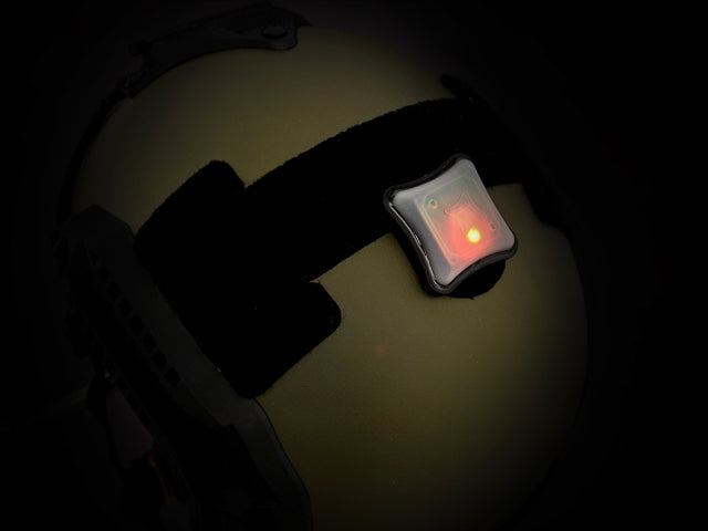 Hjelm Marker Light - Black/Red