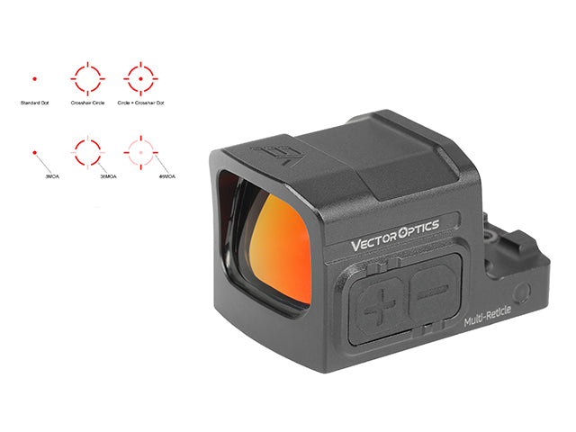 Frenzy FA 1x17x20 MRT Aspheric Glas EDC Rød dot Sigte