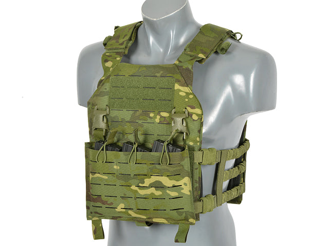 Laser-Cut “Buckle Up" Assault Plate Carrier with AR15/AK Magazine Pouch — MT