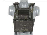 Laser-Cut “Buckle Up" Operator Plate Carrier with AR15/AK Magazine Pouch — MB