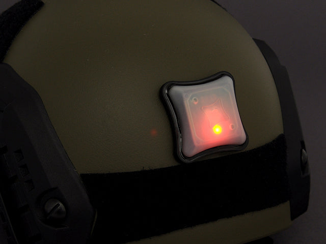 Hjelm Marker Light - Black/Red