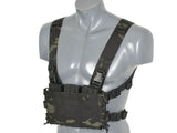 Chest Rig COMPACT - Buckle-up, MOLLE Laser Cut - Multicamo Black