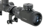 Scope 3-9x50 with high mounting rings