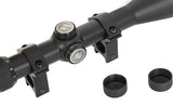 Scope 3-9x40 with high mount rings