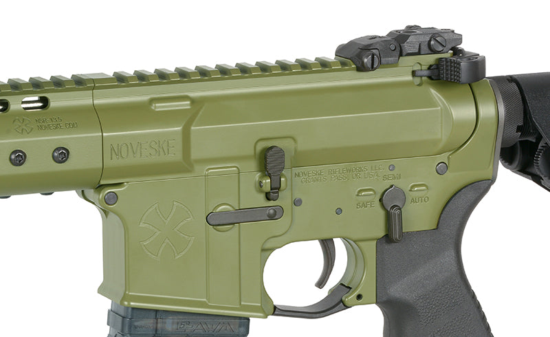 Noveske 13.7" INFIDEL AEG Riffel Eshooter ETU, GEN-2 - Bazooka Grøn