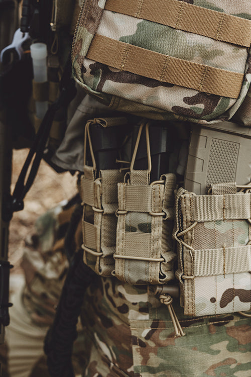 Versatile pistol magazine pouch - Multicamo