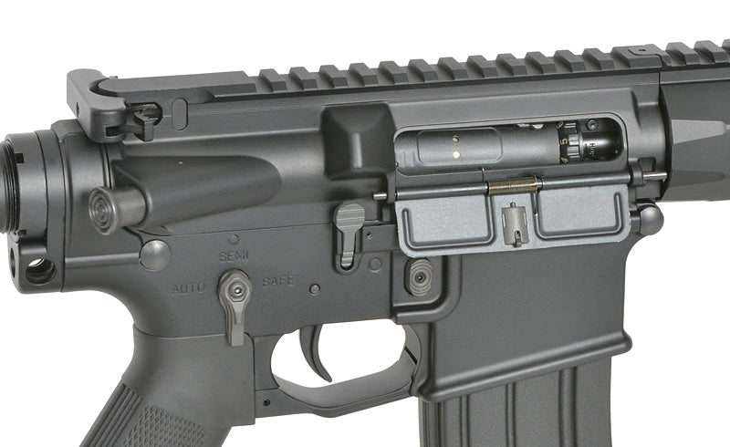 WE13 13" M4/AR-15 Knight's Armament Airsoft Riffel, 30 RPS, ETU - Sort