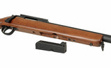202 bolt-action airsoft riffel - ægte træ