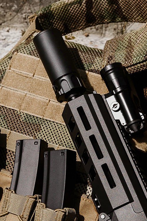 90MM Dummy Special Force Sound Lyddæmper - Sort