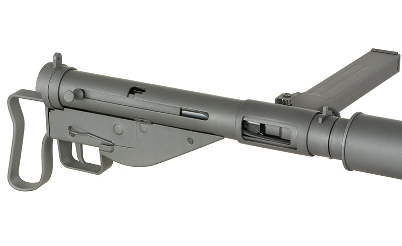 STEN MK2 SOE Commando Greb Full Steel maskinpistol Replica - Grå