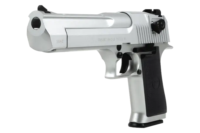 Desert Eagle Co2, Fuldauto model, Silver