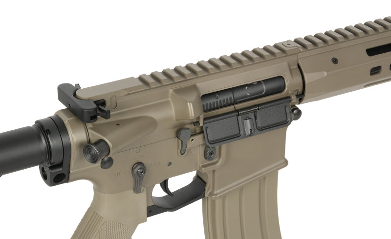 WE13 DSG 13" M4/AR-15 Knight's Armament Airsoft Riffel, 50 RPS, ETU - Tan