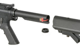 WE13 DSG 13" M4/AR-15 Knight's Armament Airsoft Riffel, 50 RPS, ETU - Sort