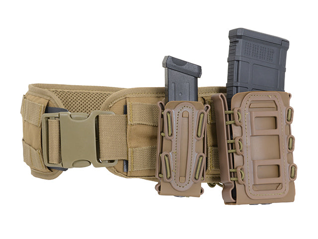 Soft Shell Rifle 5,56 Mag Pouch with MOLLE Clips - Black